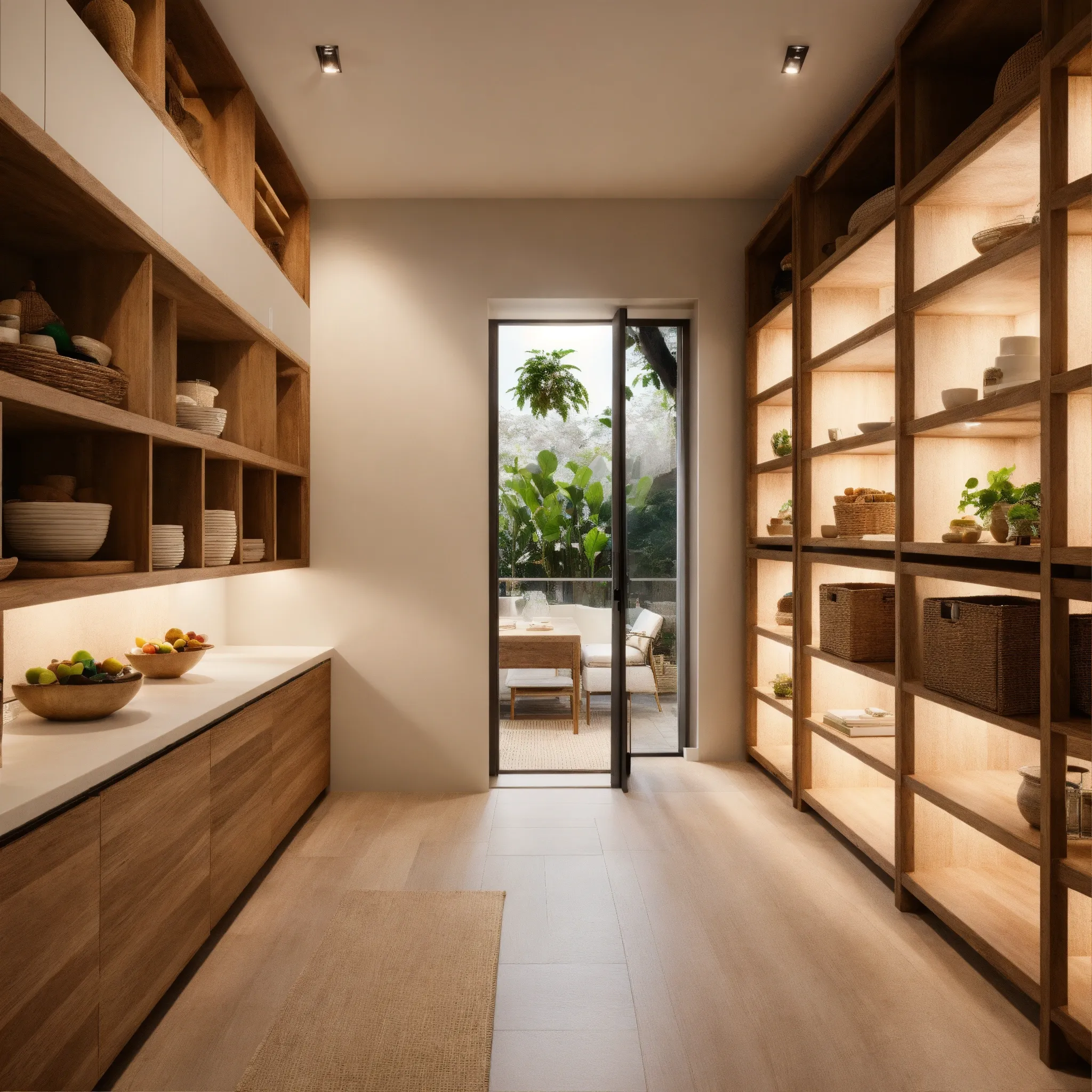 Sophisticated interior space